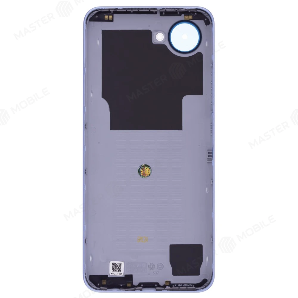 Задняя крышка для Realme C30S (RMX3690) (голубой) фото №2