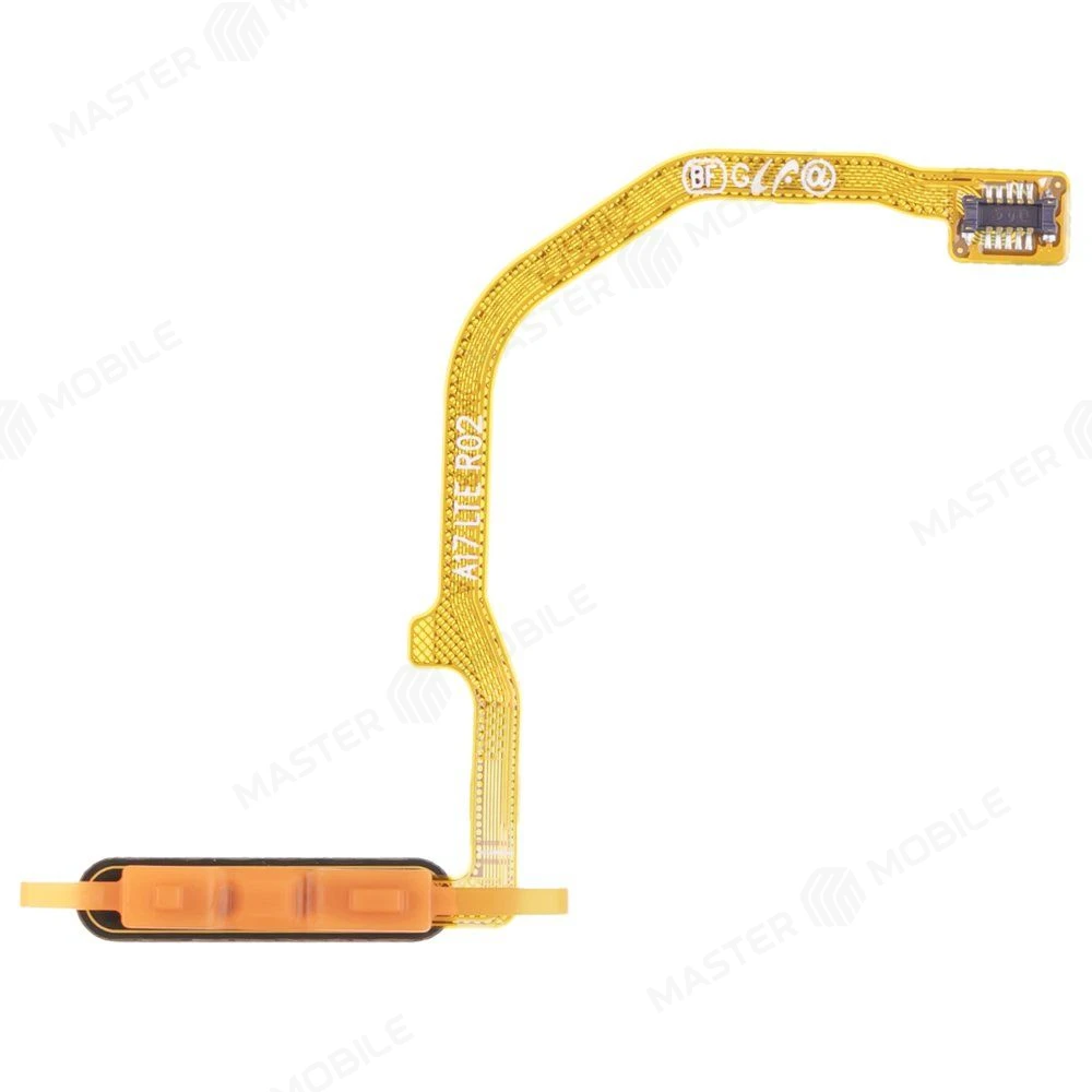 Шлейф для Samsung A175 Galaxy A17 4G с комп. + сканер отпечатка пальца (черный) фото №2