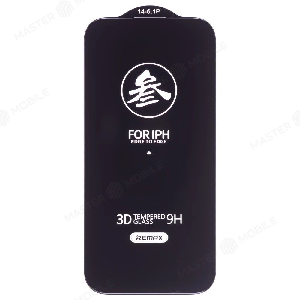 Защитное стекло Remax Medicine Glass GL-27 для Apple iPhone 14 Pro (черный) фото №3
