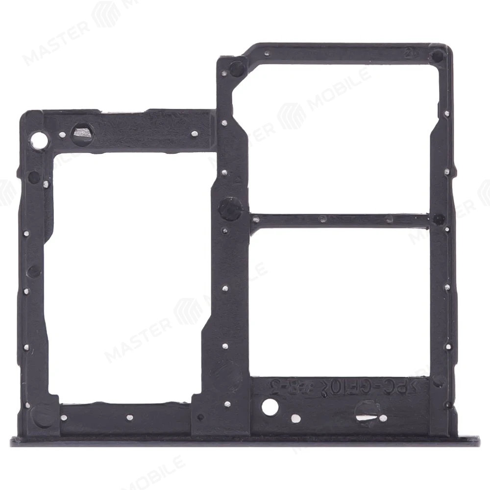 Держатель сим-карты для Samsung A202 Galaxy A20e (черный) фото №2