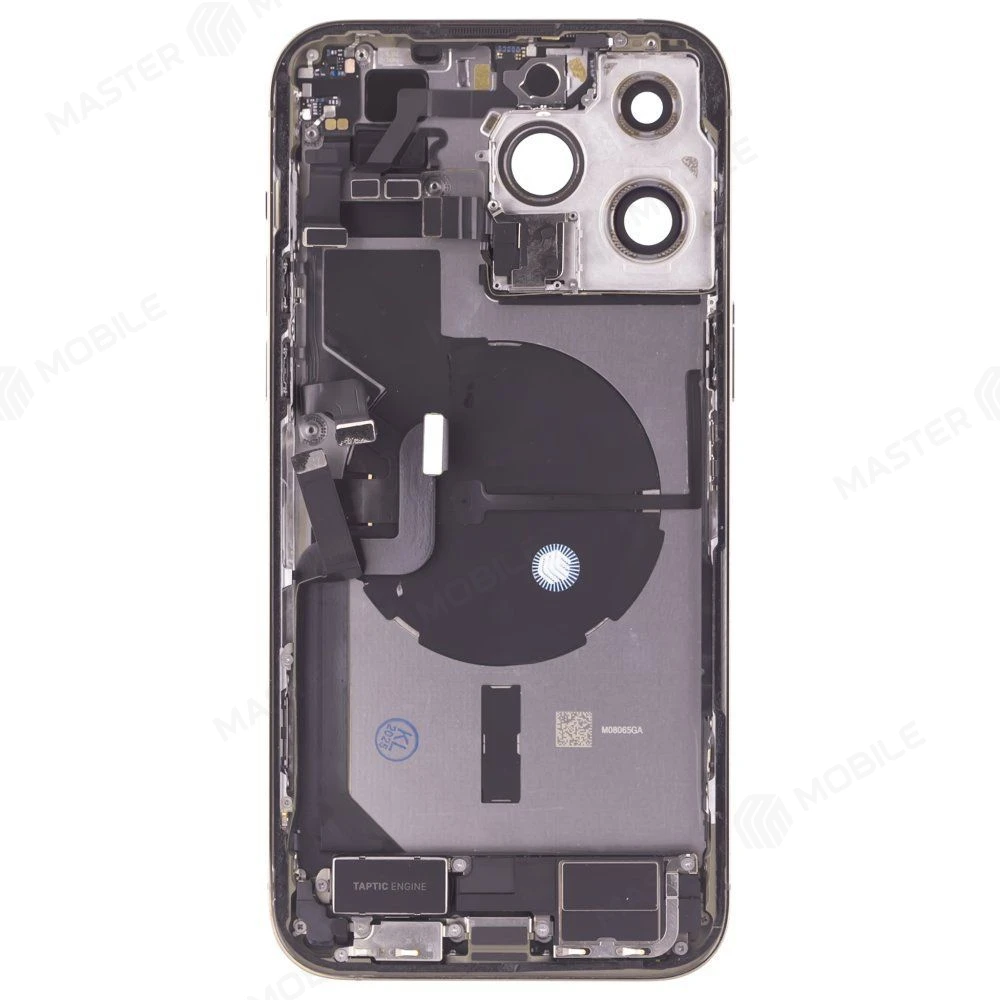 Корпус для Apple iPhone 14 Pro Max (золотистый) (в сборе) (с разбора) (ORIG100) (возможен дефект ЛКП) фото №2