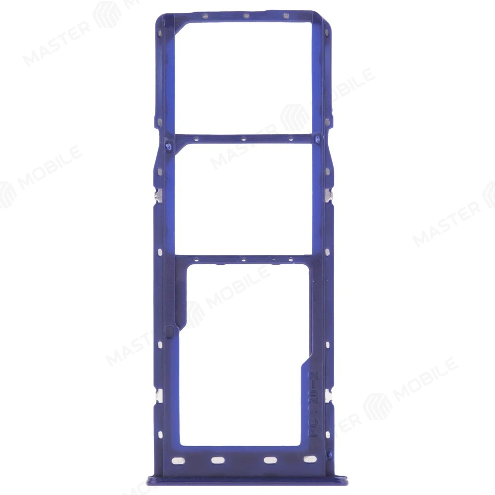 Держатель сим-карты для Samsung A105 Galaxy A10 / A205 Galaxy A20 / A305 Galaxy A30 / A505 Galaxy A50 / A705 Galaxy A70 (синий) фото №2