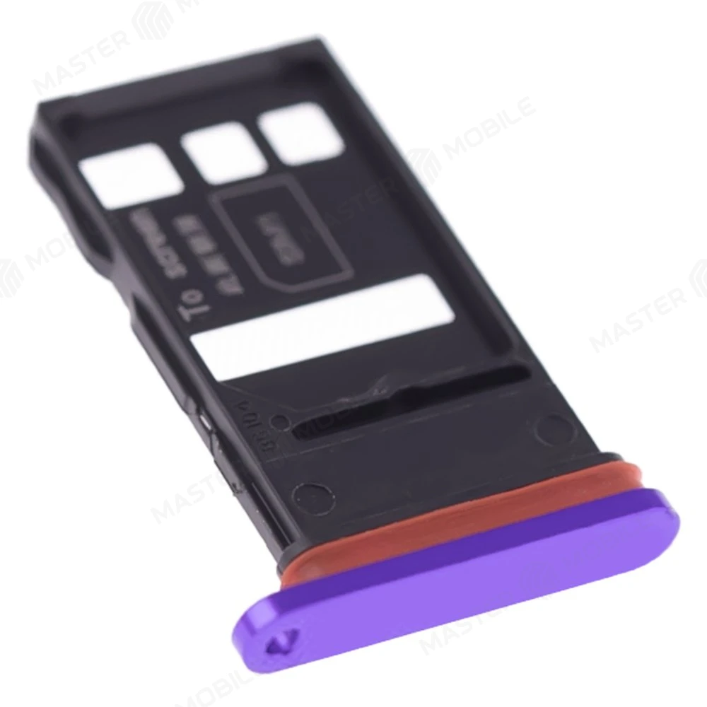 Держатель сим-карты для Huawei Honor 30 Pro+ (EBG-AN10) (фиолетовый) фото №3