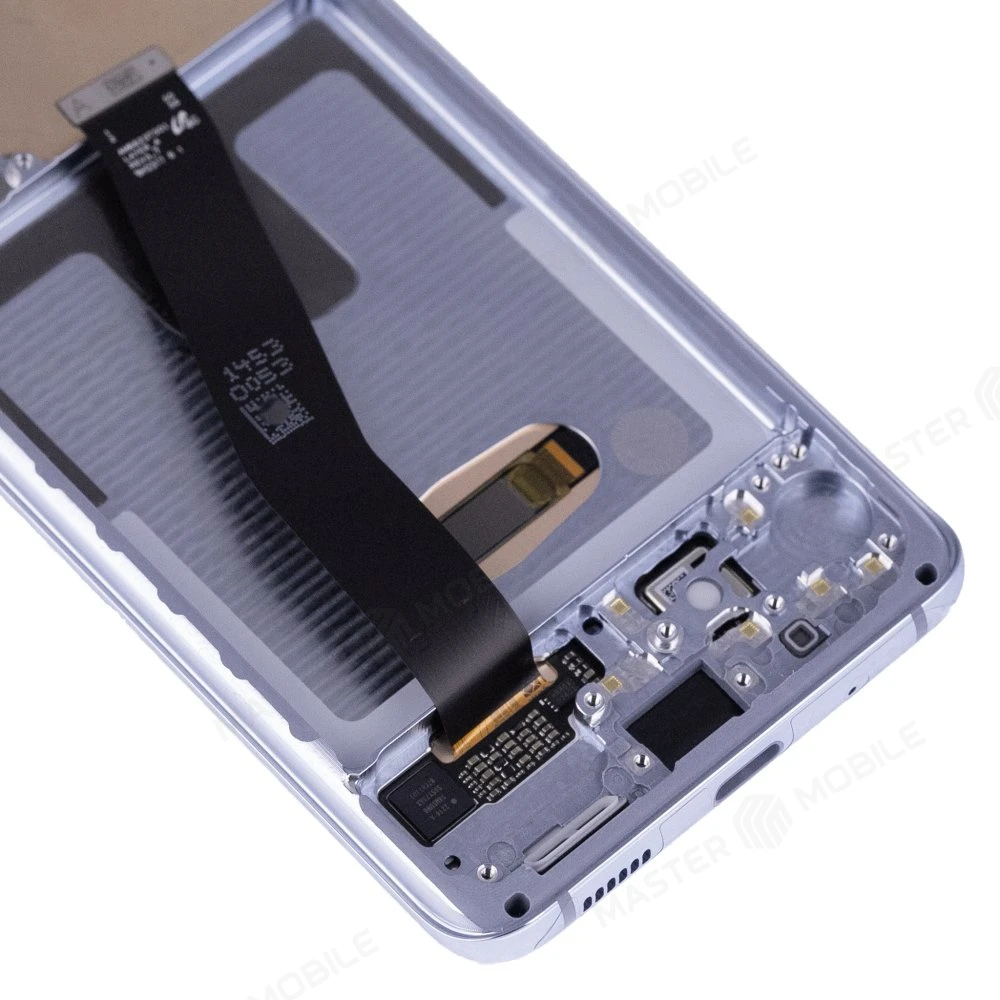 Дисплей для Samsung G980 Galaxy S20 + тачскрин (голубой) (в рамке) (ORIG100) (SP) фото №4