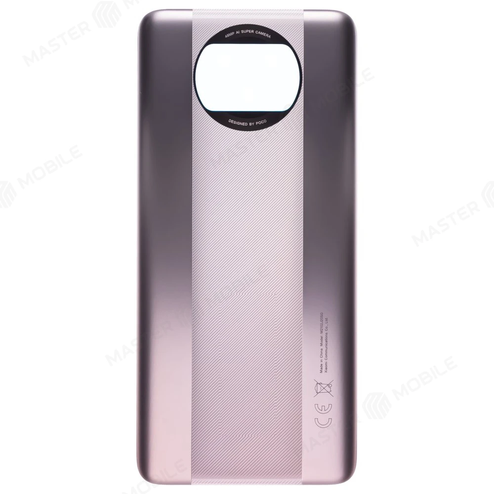 Задняя крышка для Xiaomi Poco X3 / Poco X3 NFC (M2007J20CG) / Poco X3 Pro (M2102J20SG) (бронзовый) (Premium) фото №1