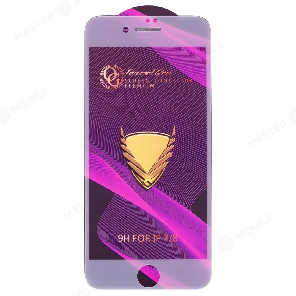 Защитное стекло OG Glass (3 в 1) для Apple iPhone 7 / iPhone 8 (белый) фото №1
