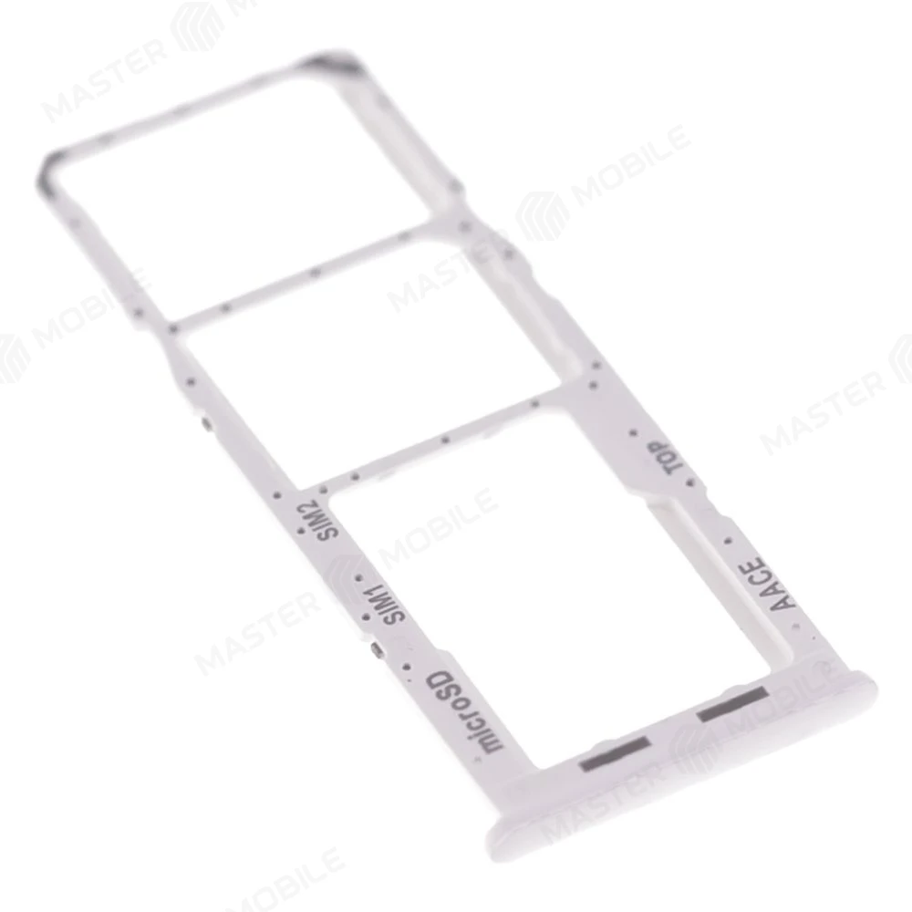 Держатель сим-карты для Samsung A135 Galaxy A13 (белый) фото №3