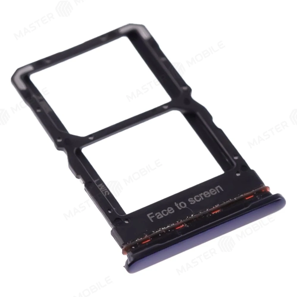 Держатель сим-карты для Xiaomi Mi 10 Lite 5G (M2002J9G) (черный)  фото №3