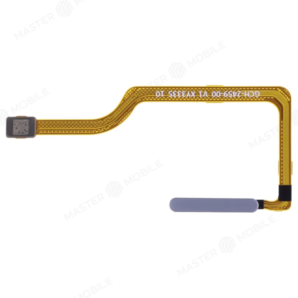 Шлейф для Huawei Honor X8b (LLY-LX1) с комп. + сканер отпечатка пальца (серебристый) фото №1