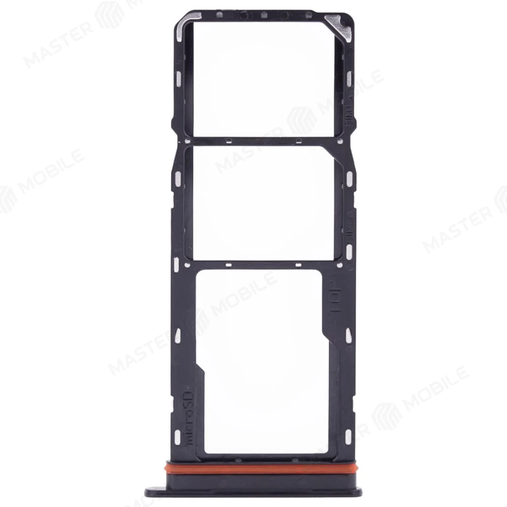 Держатель сим-карты для Samsung A055 Galaxy A05 (черный) фото №1