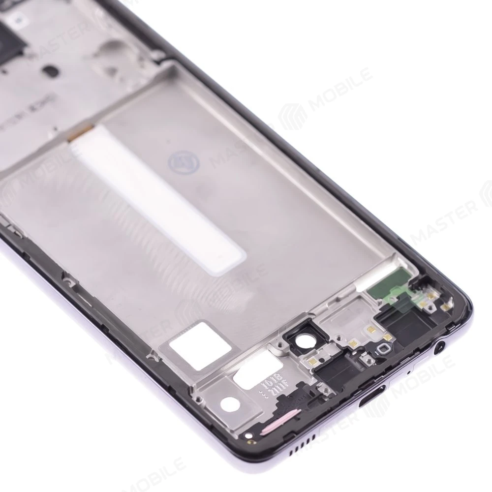 Рамка дисплея для Samsung A528 Galaxy A52s (черный) фото №4