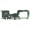 Нижняя плата для Realme 8 4G (RMX3085) / 8 Pro (RMX3081) / OPPO A74 4G (CPH2219) с комп. + разъем зарядки + микрофон (ORIG100) фото №2