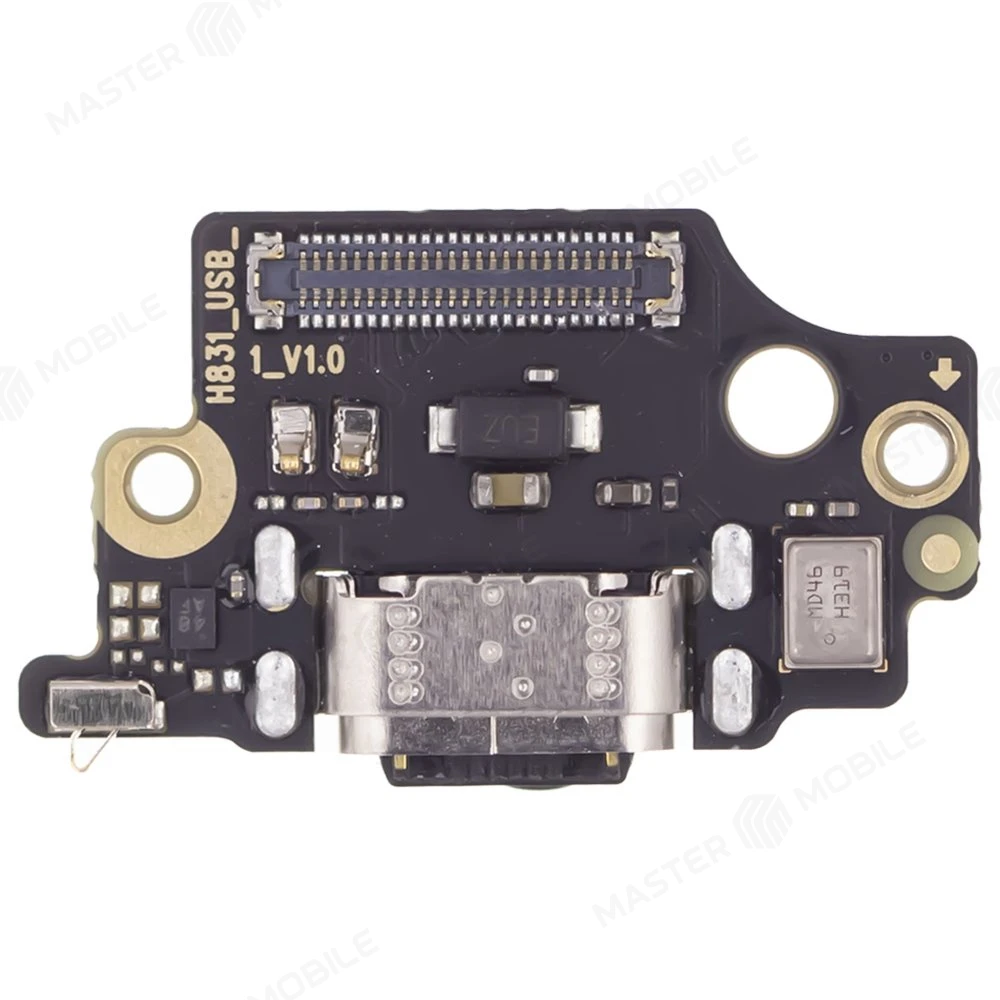 Нижняя плата для Tecno Phantom X2 5G (AD8) / Phantom X2 Pro (AD9) с комп. + разъем зарядки + микрофон (ORIG100) фото №1