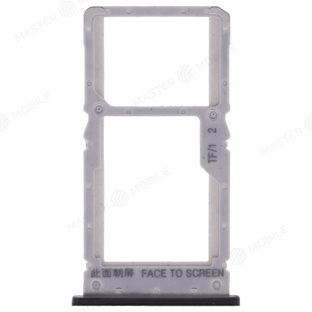 Держатель сим-карты для Xiaomi Redmi Note 6 Pro (M1806E7TG) (черный)  фото №1