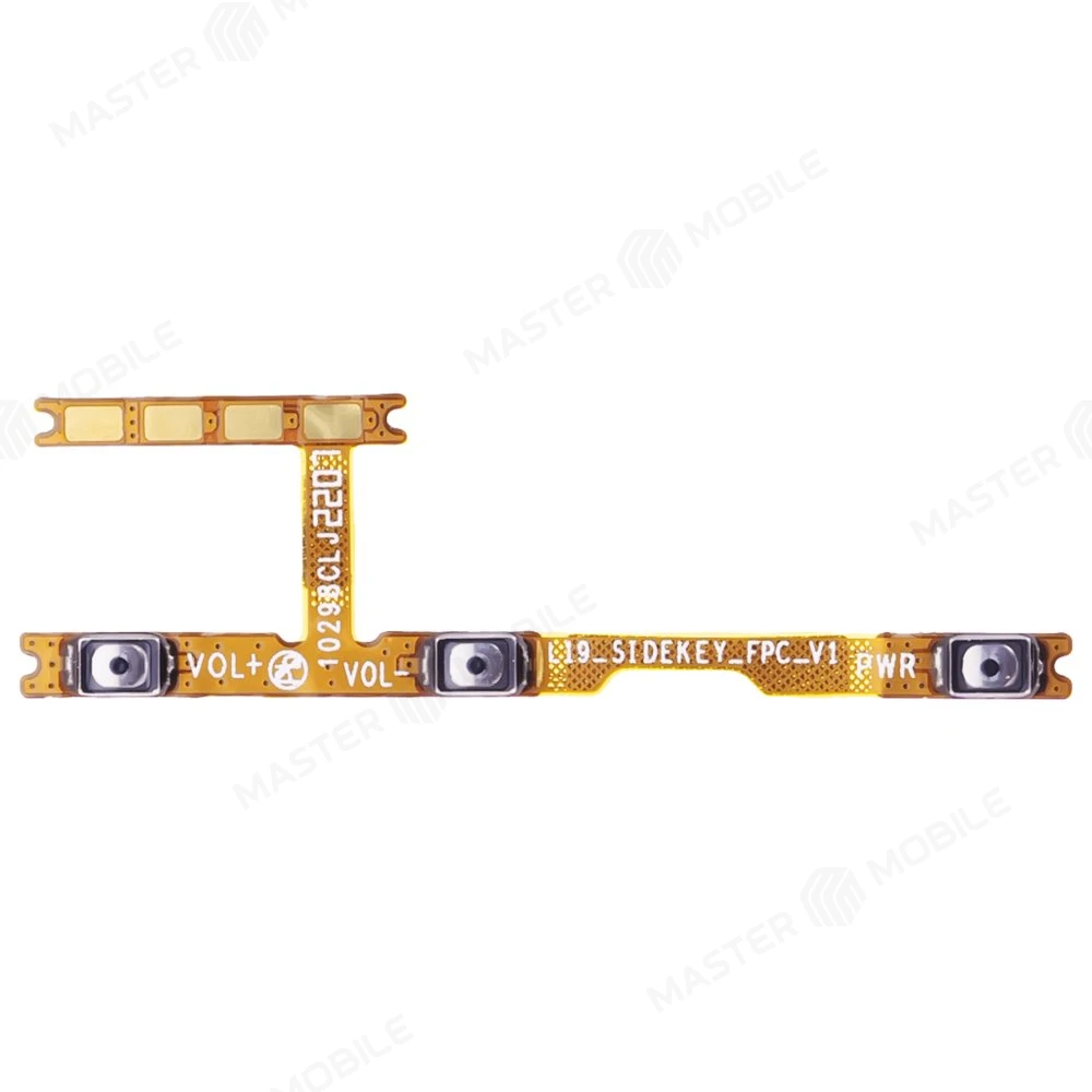 Шлейф для Xiaomi Poco M4 5G (22041219PG) / Poco M5 (22071219CG) с комп. (на кнопку включения и кнопки громкости)  фото №1