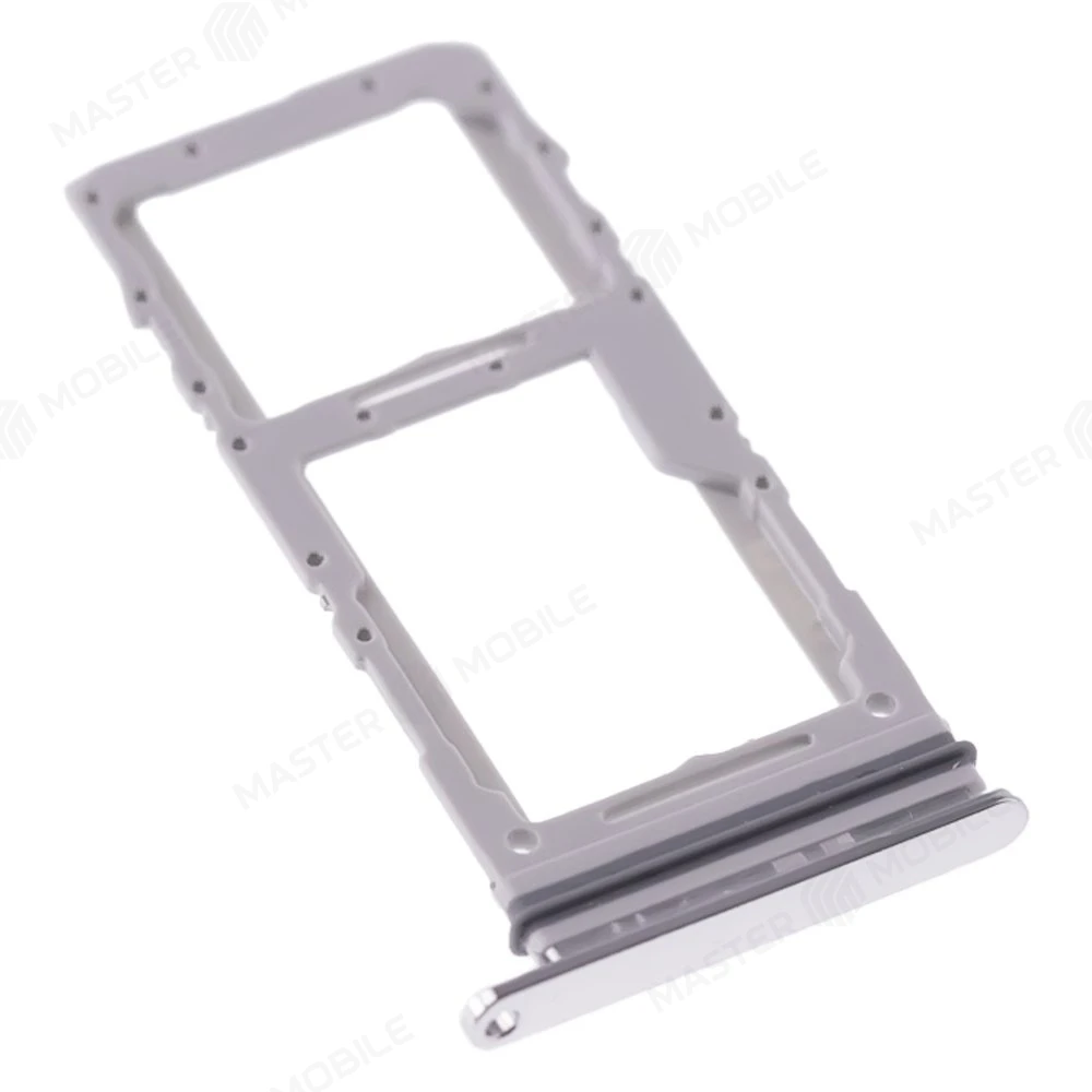 Держатель сим-карты для Samsung G980 Galaxy S20 / G985 Galaxy S20+ / G988 Galaxy S20 Ultra (серебристый) фото №3