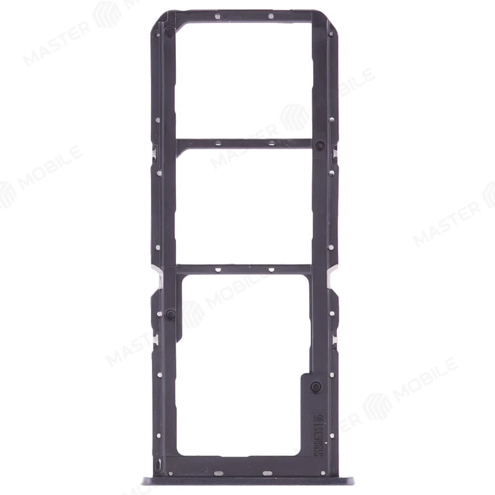 Держатель сим-карты для Realme C30S (RMX3690) (черный) фото №2