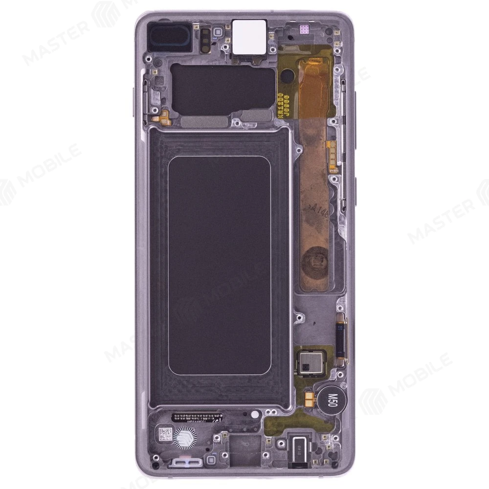 Дисплей для Samsung G975 Galaxy S10+ + тачскрин (черный) (в рамке) (ORIG100) (возможен дефект ЛКП) фото №2