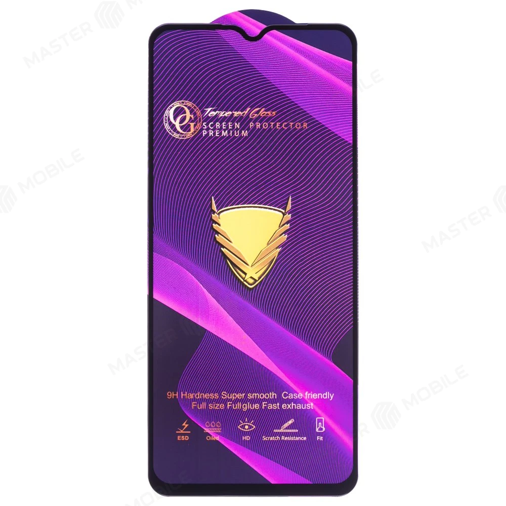 Защитное стекло OG Glass (3 в 1) для Realme C35 (RMX3511) (черный) фото №1