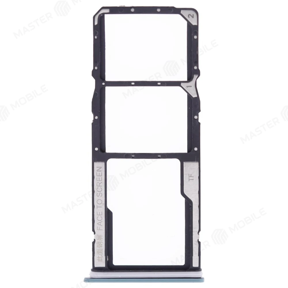 Держатель сим-карты для Xiaomi Poco C40 (220333QPG) (зеленый) фото №1