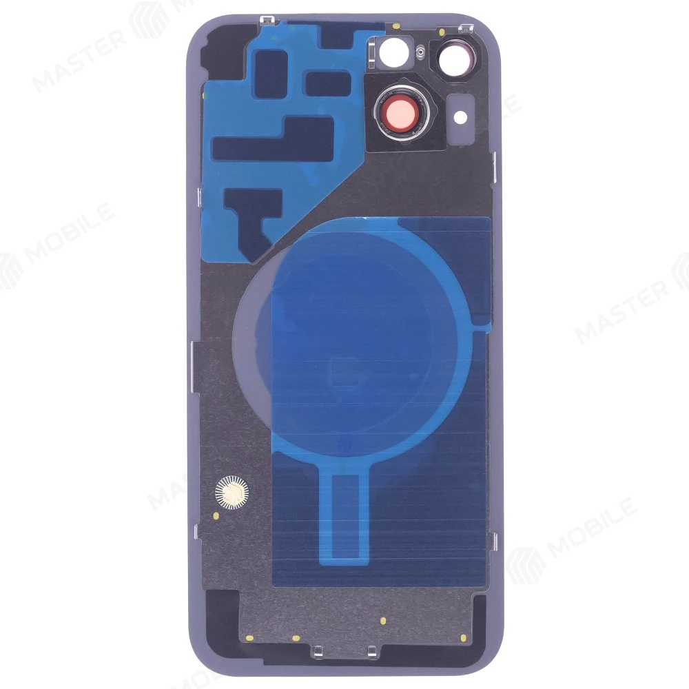 Задняя крышка для Apple iPhone 14 Plus (голубой) (в сборе со стеклом камеры) (Premium) фото №2