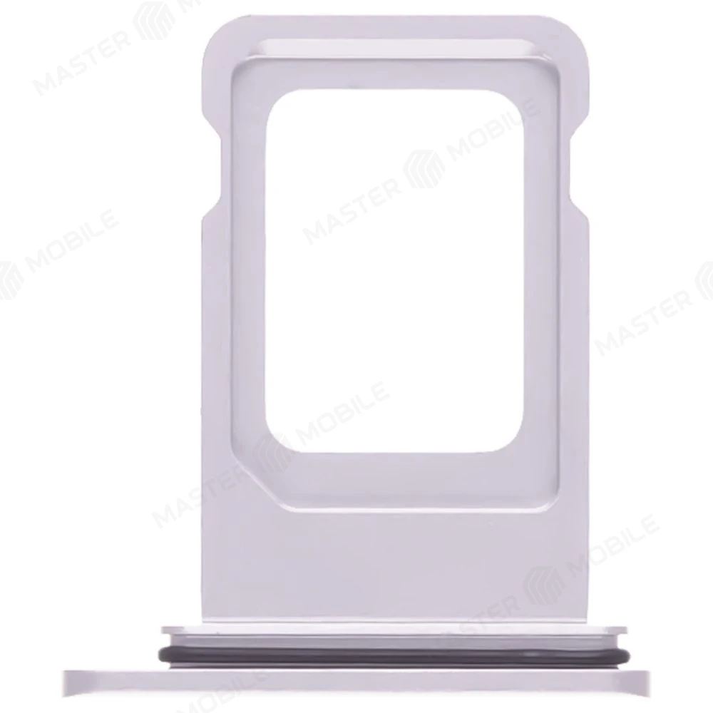 Держатель сим-карты для Apple iPhone Xr (серебристый) фото №1