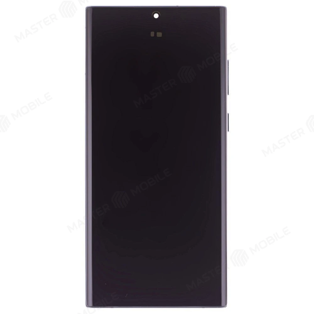 Дисплей для Samsung S908 Galaxy S22 Ultra + тачскрин (зеленый) (в рамке) (OLED) (Full Size) фото №1