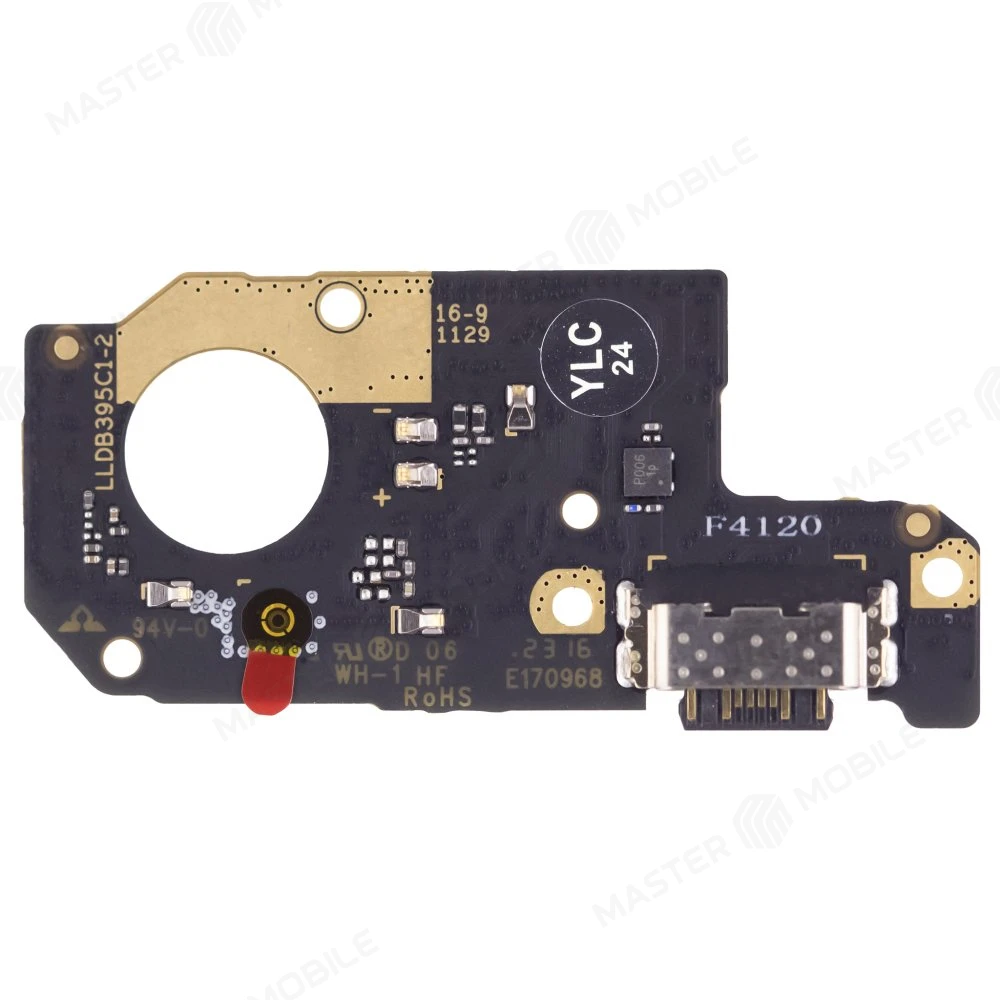 Нижняя плата для Xiaomi Redmi Note 12 4G (23021RAA2Y) с комп. + разъем зарядки + микрофон (ORIG100) фото №2