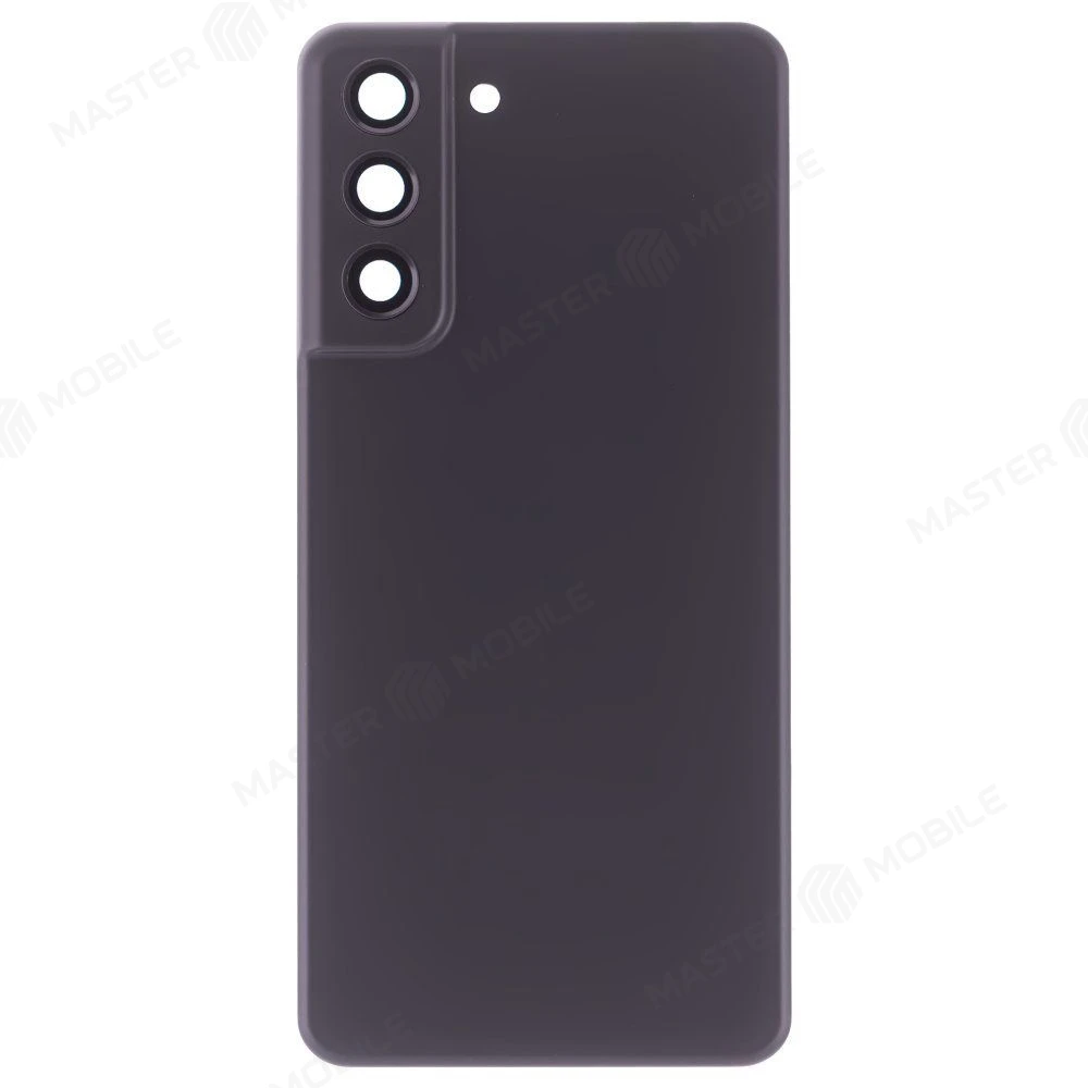 Задняя крышка для Samsung G990 Galaxy S21 FE (черный) (в сборе со стеклом камеры) (ORIG100)  фото №1