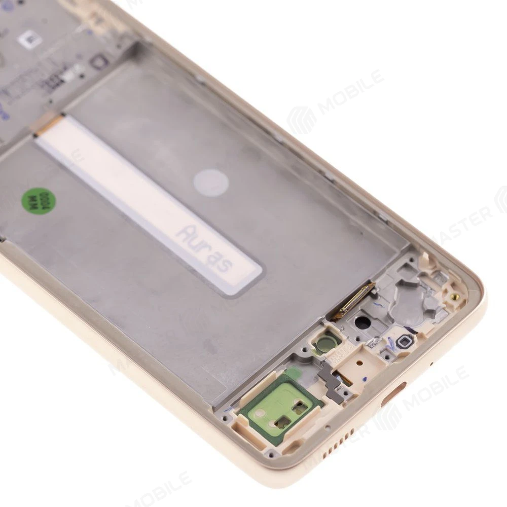 Дисплей для Samsung A336 Galaxy A33 5G + тачскрин (золотистый) (в рамке) (OLED) (Full Size) фото №4