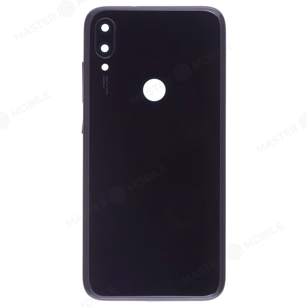 Задняя крышка для Xiaomi Mi Play (M1901F9E) (черный) (в сборе со стеклом камеры) фото №1
