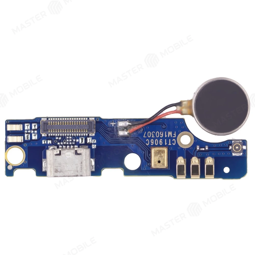 Нижняя плата для Meizu M2 Note с комп. (на кнопку Home) + разъем зарядки + микрофон  фото №1