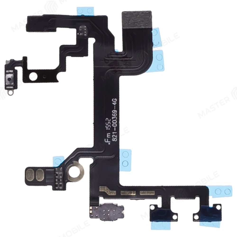 Шлейф для Apple iPhone SE с комп. (на кнопку включения и кнопки громкости) + микрофон + вспышка  фото №2