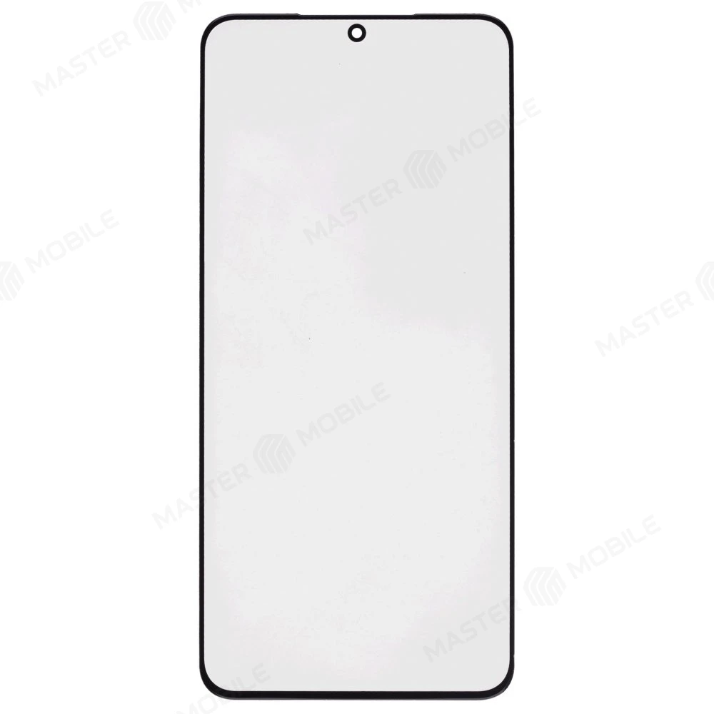 Стекло модуля для Samsung G996 Galaxy S21+ + OCA (черный)  фото №1