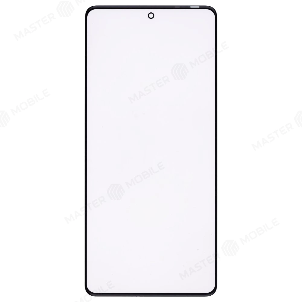 Стекло модуля для Infinix Note 30 Pro (X678B) / Note 30 VIP (X6710) / GT 10 Pro (X6739) / GT 10 Pro Plus + OCA (черный) (Premium) фото №1