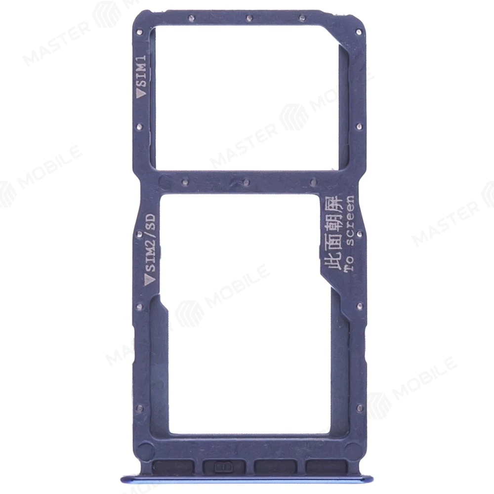 Держатель сим-карты для Huawei P30 Lite / Nova 4e (MAR-LX1M/MAR-AL00) / Honor 20S (MAR-LX1H) / Honor 20 Lite (MAR-LX1H) (синий) фото №1