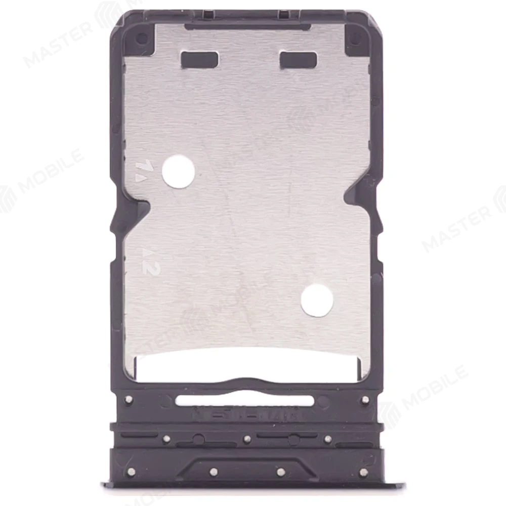 Держатель сим-карты для Tecno Camon 18P (CH7N) (серебристый) фото №1