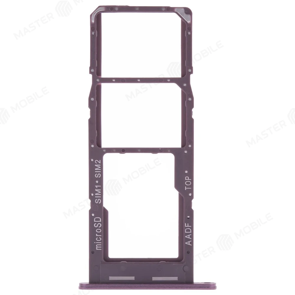 Держатель сим-карты для Samsung A145 Galaxy A14 (бордовый) фото №1