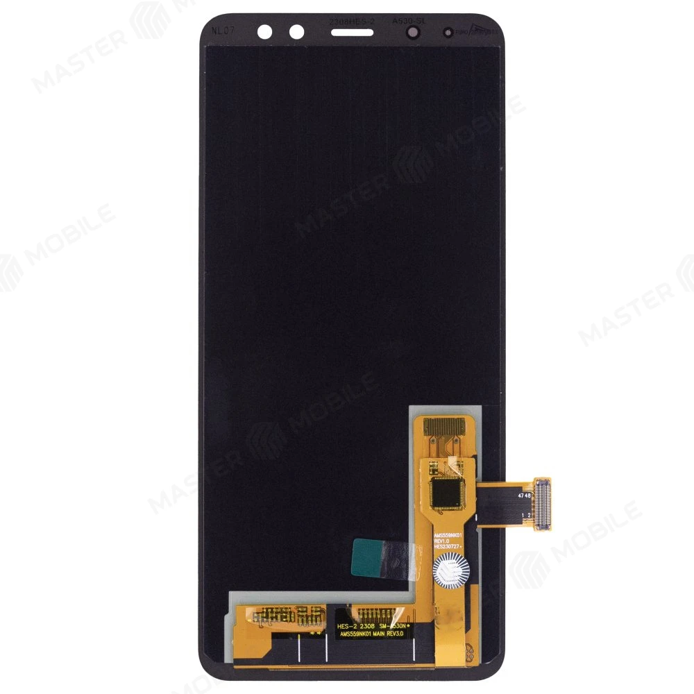 Дисплей для Samsung A530 Galaxy A8 (2018) + тачскрин (черный) (OLED) фото №2