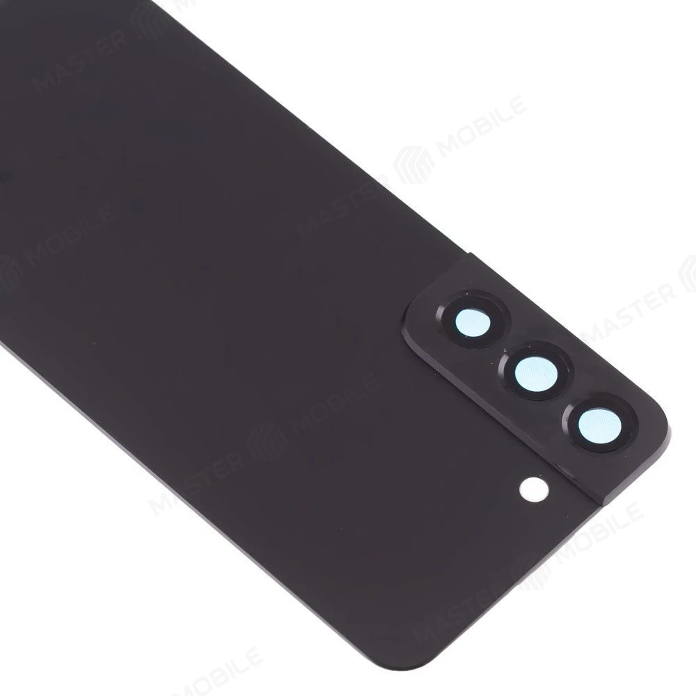 Задняя крышка для Samsung S901 Galaxy S22 (черный) (в сборе со стеклом камеры) (ORIG100) фото №3