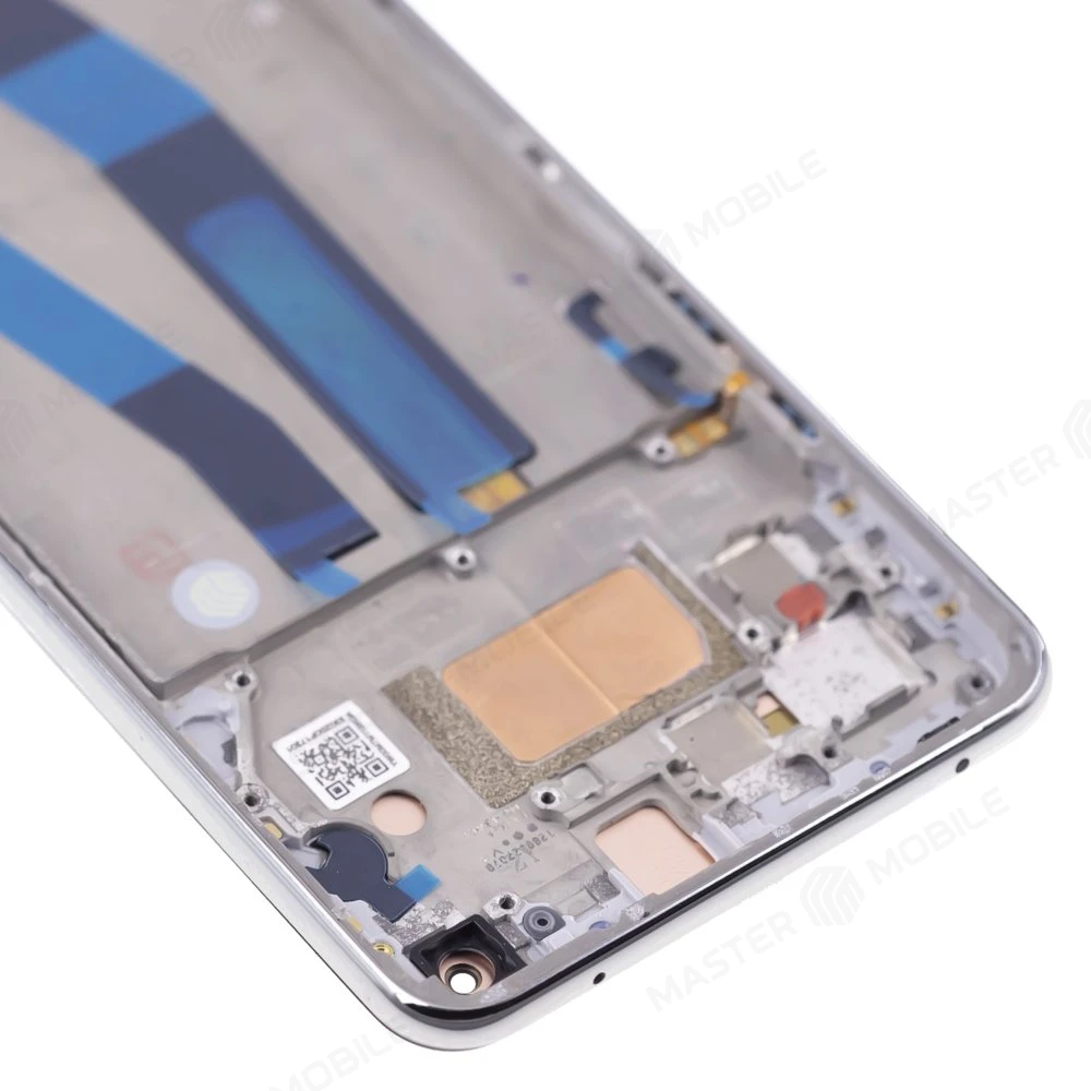 Дисплей для Xiaomi 11 Lite 5G NE (2109119DG) / Mi 11 Lite (M2101K9AG) / Mi 11 Lite 5G (M2101K9G) + тачскрин (серебристый) (в рамке) (ORIG100) (SP) фото №3