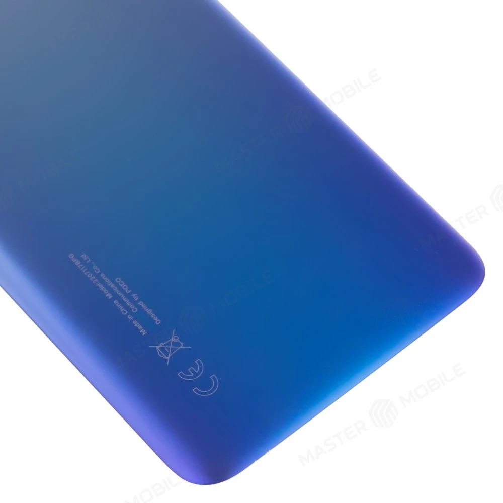 Задняя крышка для Xiaomi Poco M5s (2207117BPG) (голубой) фото №4