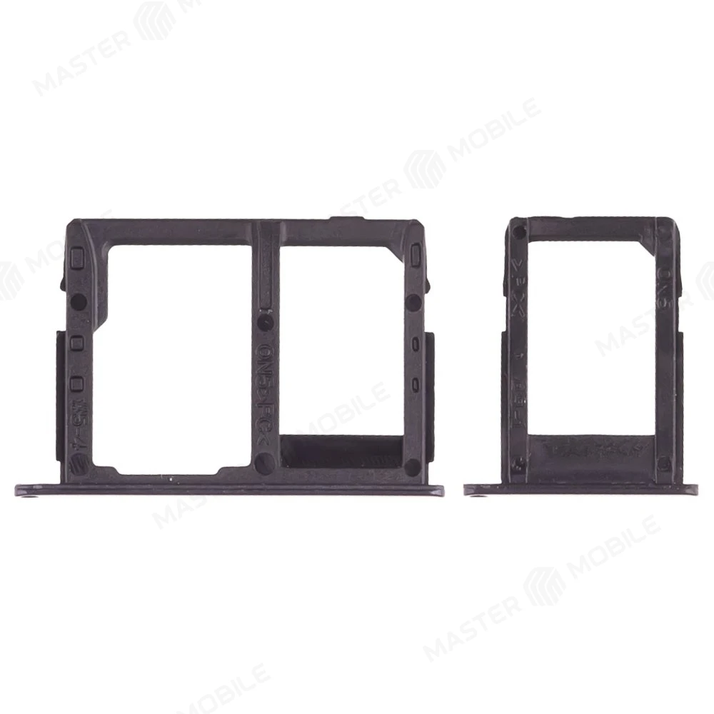 Держатель сим-карты для Samsung G570 Galaxy J5 Prime / G610 Galaxy J7 Prime (черный) фото №2