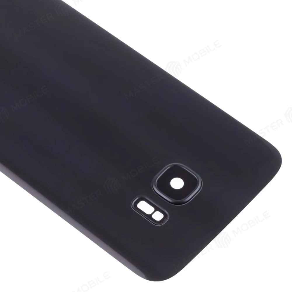 Задняя крышка для Samsung G935 Galaxy S7 Edge (черный) (в сборе со стеклом камеры) фото №3