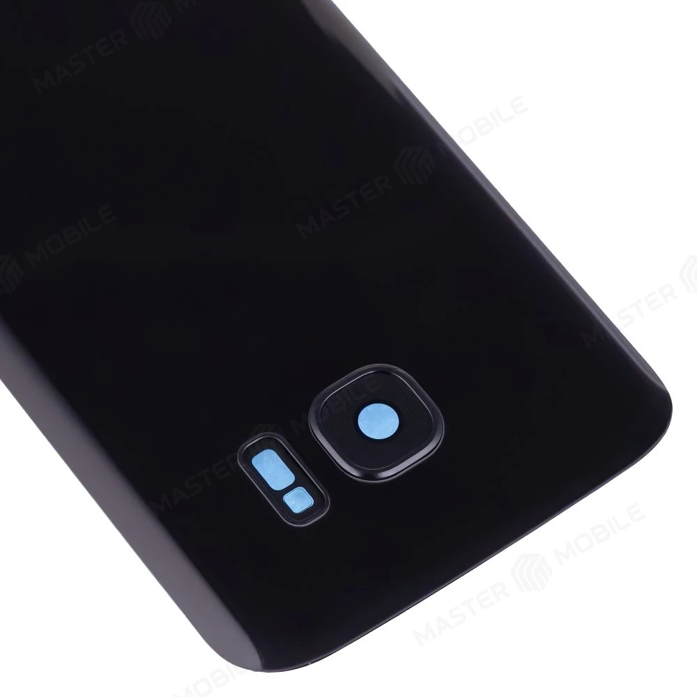 Задняя крышка для Samsung G930 Galaxy S7 (черный) (в сборе со стеклом камеры) фото №3
