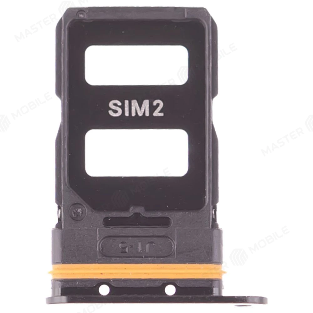 Держатель сим-карты для Xiaomi 12S Ultra (2203121C) черный фото №2