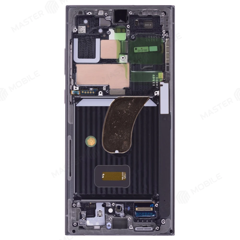 Дисплей для Samsung S918 Galaxy S23 Ultra + тачскрин (зеленый) (в рамке) (ORIG100) (возможен дефект ЛКП) фото №2