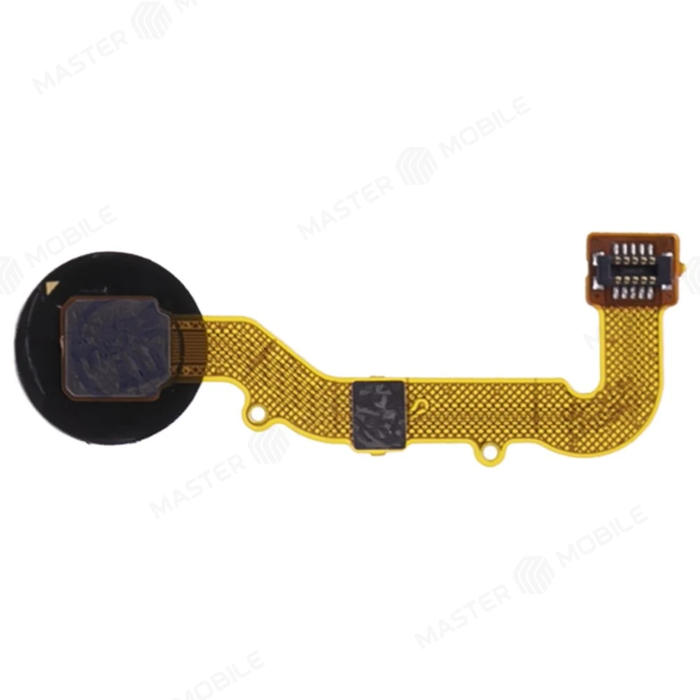 Шлейф для Xiaomi Redmi 9 (M2004J19G) с комп. + сканер отпечатка пальца (черный)  фото №2