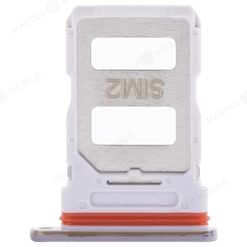 Держатель сим-карты для Xiaomi Poco F3 (M2012K11AG) / Mi 11i (M2012K11G) (серебристый)  фото №2