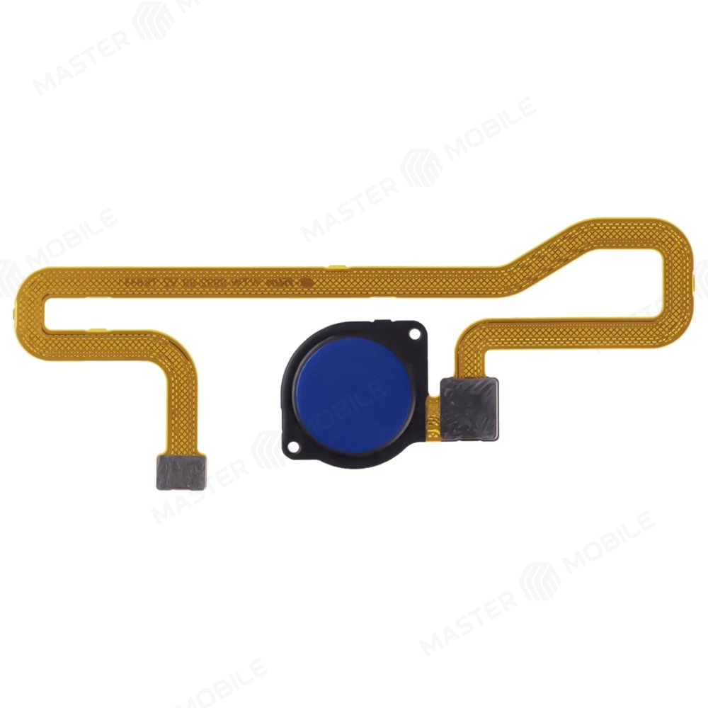 Шлейф для Huawei Honor 7A Pro (AUM-L29) / Honor 7C (AUM-L41) / Y6 2018 (ATU-L11) и др. с комп. + сканер отпечатка пальца (синий)  фото №1